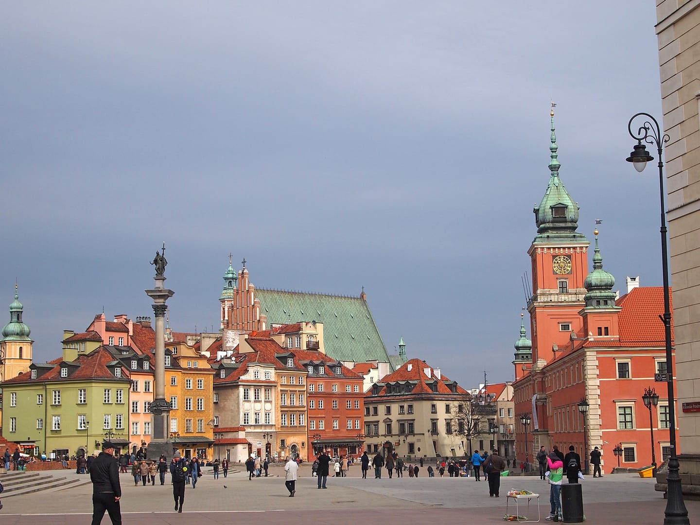 Замковая площадь, места в Польше, Варшава
